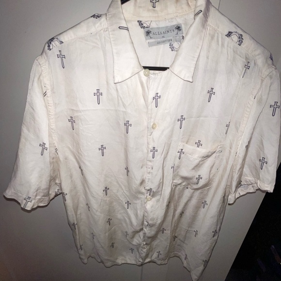 Allsaints L Button up - Picture 3 of 4